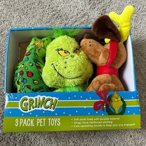 NWT Grinch Pet Toy Pack
